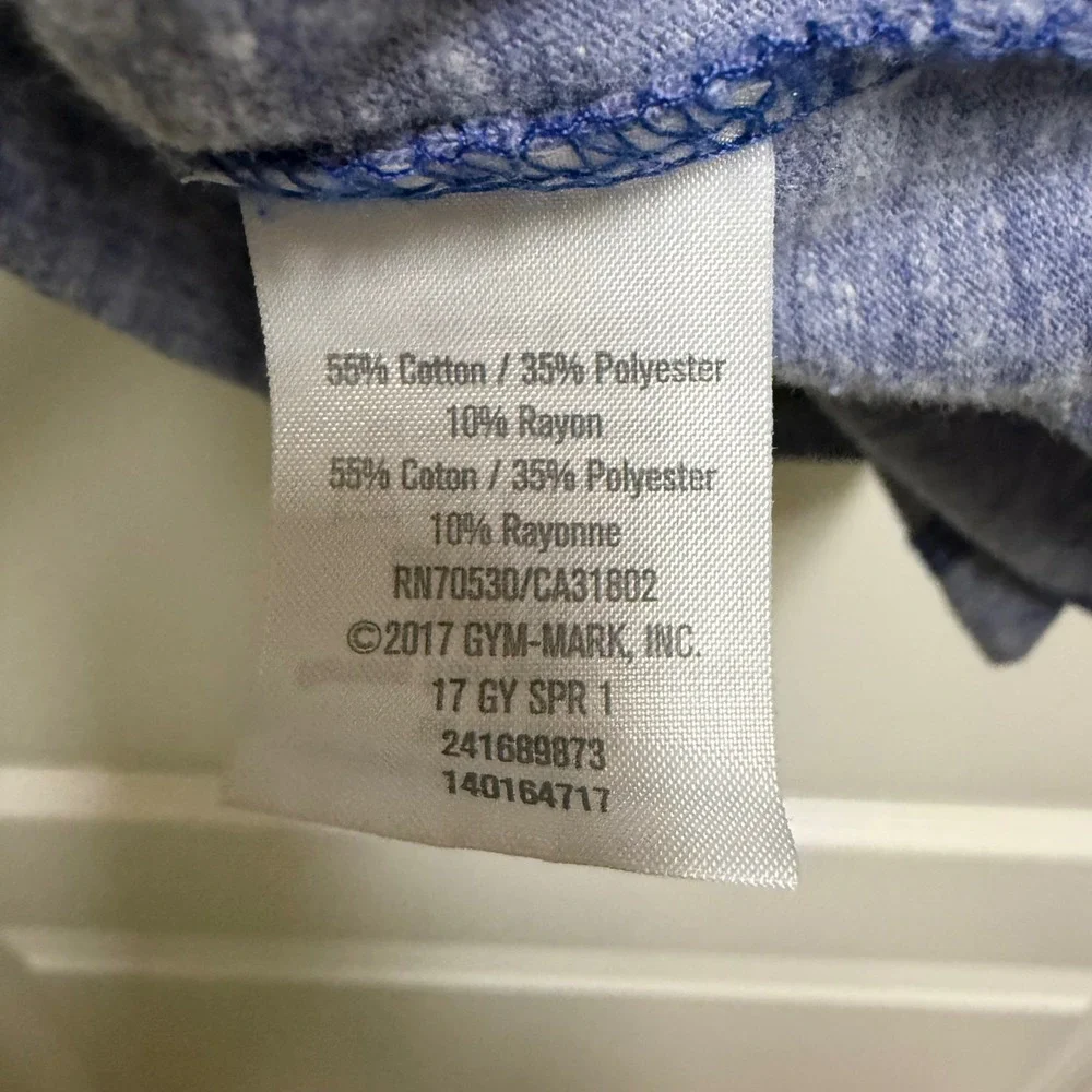 Gymboree Boys‎ Heather Blue Long Sleeve Henley Shirt Size 7 Shipmates